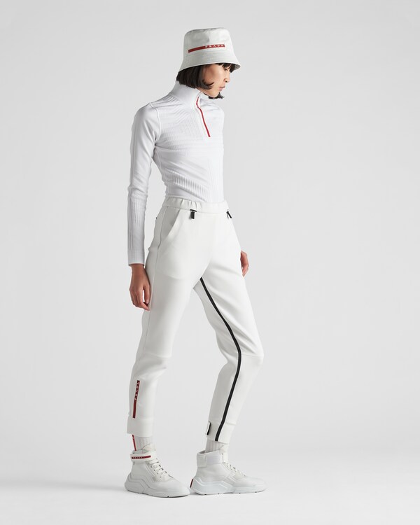 Tech Rec Re-Nylon piqué sports top - White Tech Rec Re-Nylon piqué sports top - White