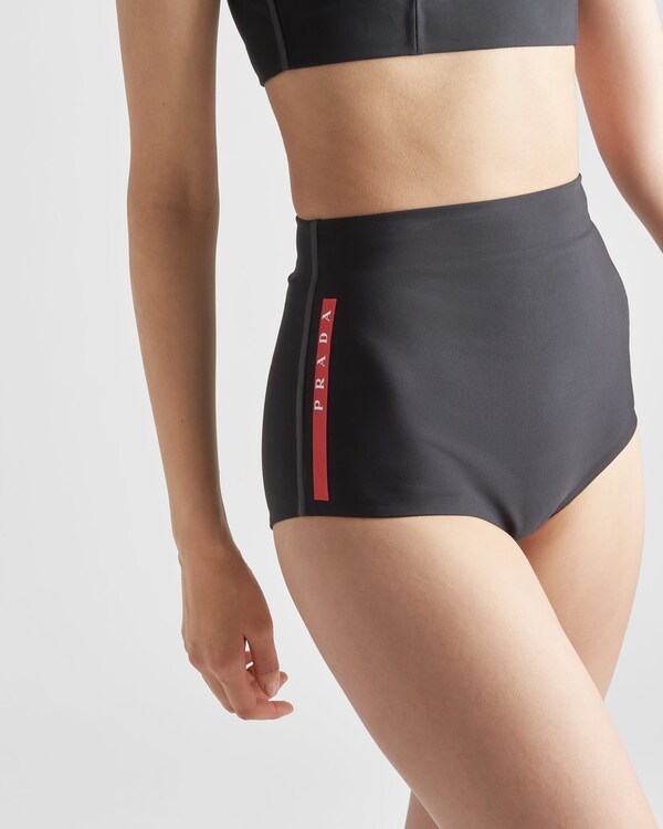 Stretch jersey swim shorts - Black Stretch jersey swim shorts - Black