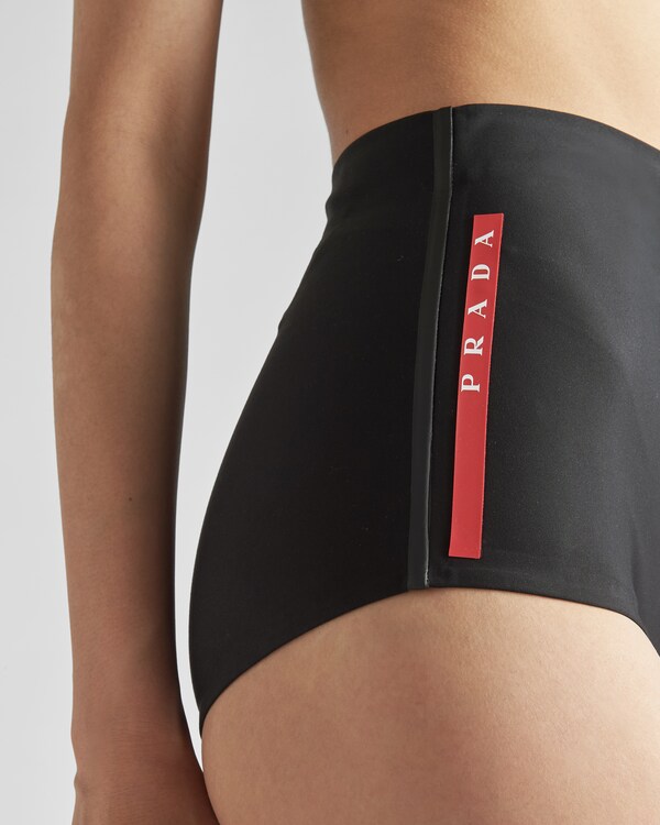 Stretch jersey swim shorts - Black Stretch jersey swim shorts - Black
