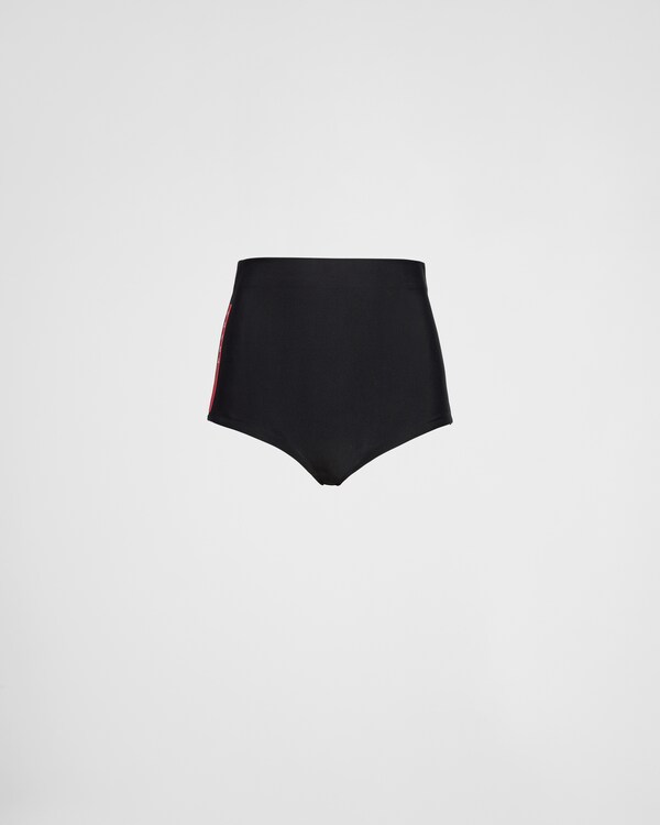 Stretch jersey swim shorts - Black Stretch jersey swim shorts - Black
