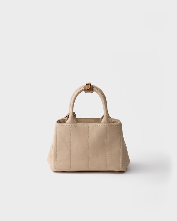 Prada Jardinière cotton canvas mini-bag - Cord Prada Jardinière cotton canvas mini-bag - Cord