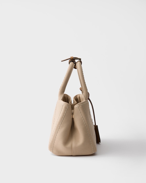 Prada Jardinière cotton canvas mini-bag - Cord Prada Jardinière cotton canvas mini-bag - Cord