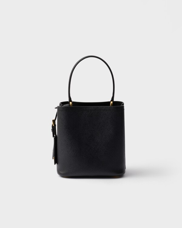 Prada Panier mini Saffiano leather bag - Black Prada Panier mini Saffiano leather bag - Black