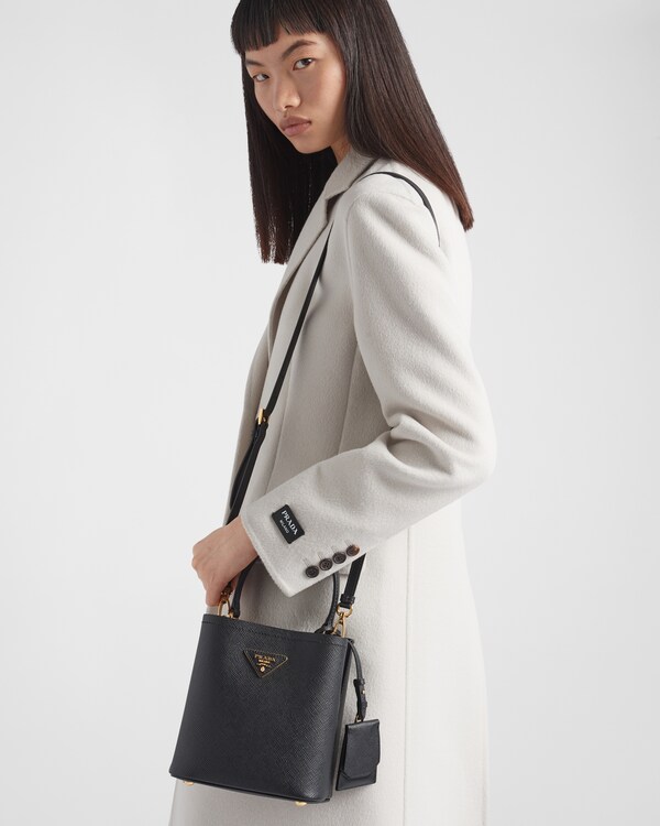 Prada Panier small Saffiano leather bag - Black Prada Panier small Saffiano leather bag - Black