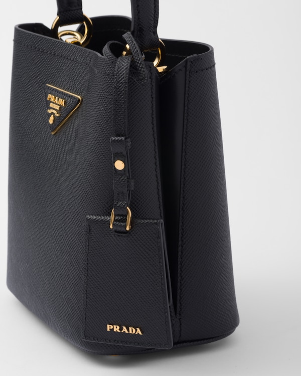 Prada Panier small Saffiano leather bag - Black Prada Panier small Saffiano leather bag - Black