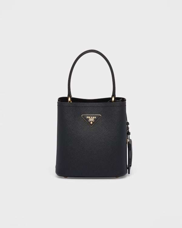 Prada Panier small Saffiano leather bag - Black Prada Panier small Saffiano leather bag - Black