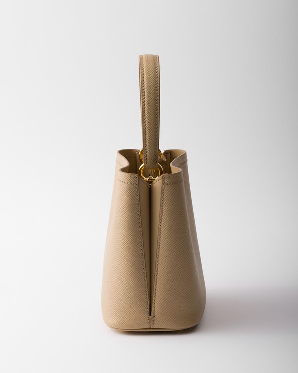 Prada Panier mini Saffiano leather bag - Sand Beige Prada Panier mini Saffiano leather bag - Sand Beige