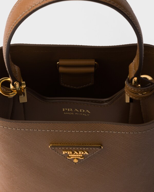 Prada Panier mini Saffiano leather bag - Caramel Prada Panier mini Saffiano leather bag - Caramel