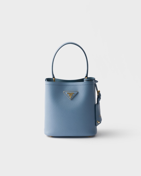 Prada Panier mini Saffiano leather bag - Astral Blue Prada Panier mini Saffiano leather bag - Astral Blue