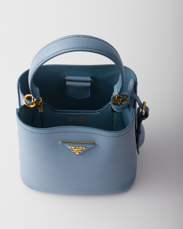 Prada Panier mini Saffiano leather bag - Astral Blue Prada Panier mini Saffiano leather bag - Astral Blue