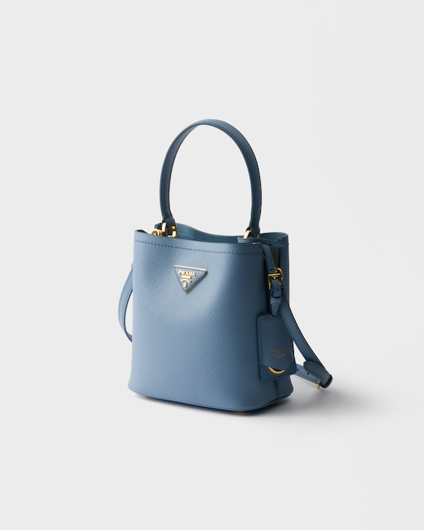 Prada Panier mini Saffiano leather bag - Astral Blue Prada Panier mini Saffiano leather bag - Astral Blue