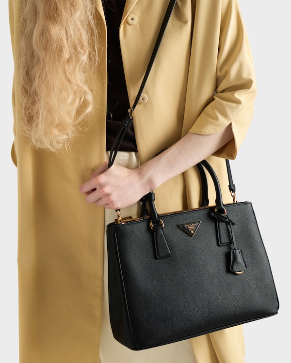 Prada Galleria large Saffiano leather bag - Black Prada Galleria large Saffiano leather bag - Black