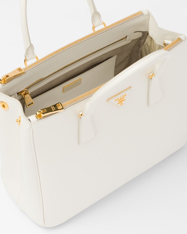 Prada Galleria large Saffiano leather bag - White Prada Galleria large Saffiano leather bag - White