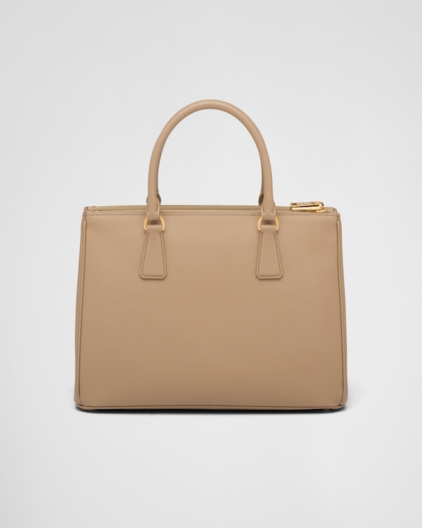 Prada Galleria 大号Saffiano 皮革手袋 - 沙黄色 Prada Galleria 大号Saffiano 皮革手袋 - 沙黄色
