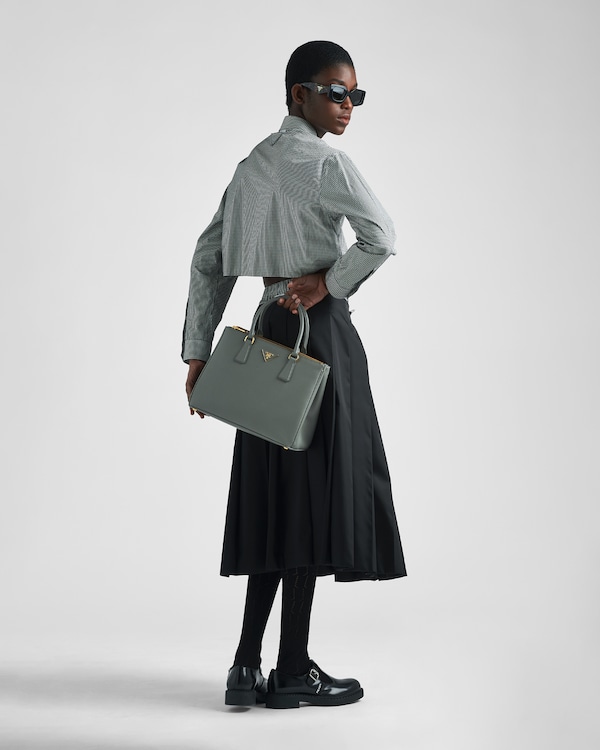 Prada Galleria large Saffiano leather bag - Slate Gray Prada Galleria large Saffiano leather bag - Slate Gray