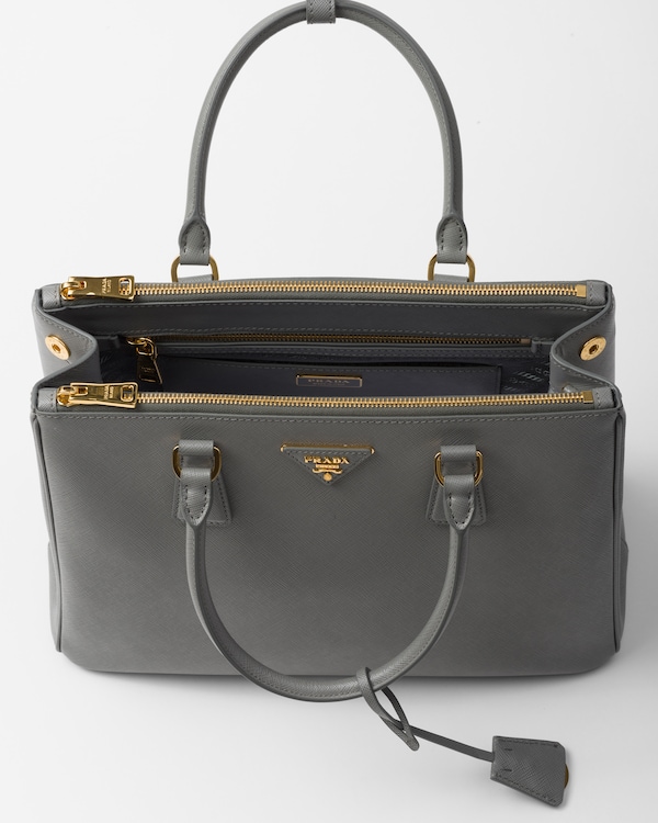 Prada Galleria large Saffiano leather bag - Slate Gray Prada Galleria large Saffiano leather bag - Slate Gray