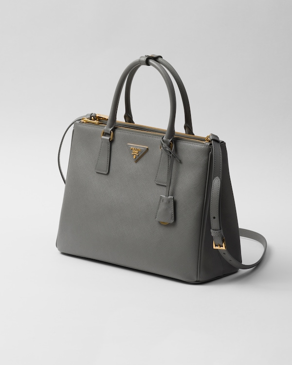 Prada Galleria large Saffiano leather bag - Slate Gray Prada Galleria large Saffiano leather bag - Slate Gray