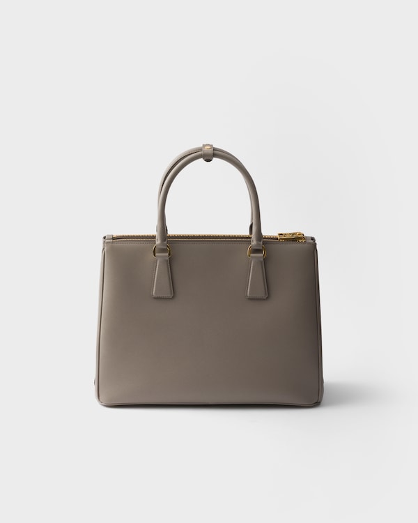 Prada Galleria 大号Saffiano 皮革手袋 - 泥灰色 Prada Galleria 大号Saffiano 皮革手袋 - 泥灰色