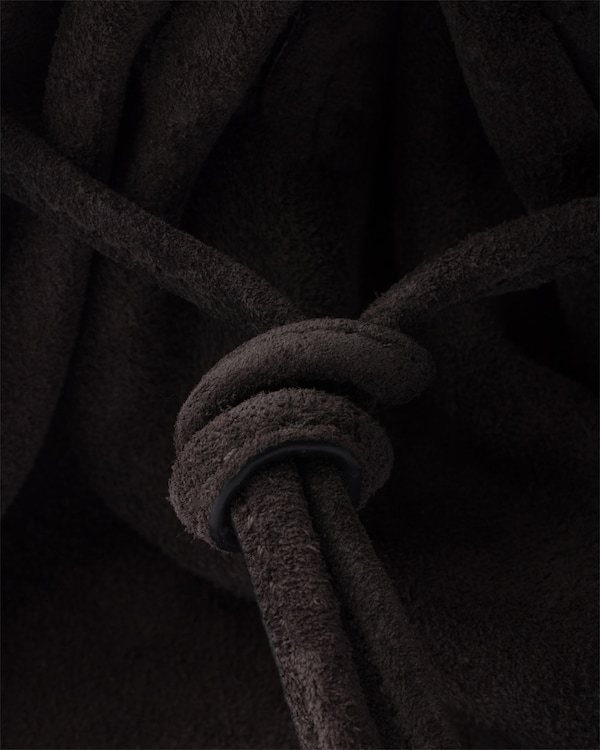 Prada Bonnie medium suede handbag - Anthracite Gray Prada Bonnie medium suede handbag - Anthracite Gray
