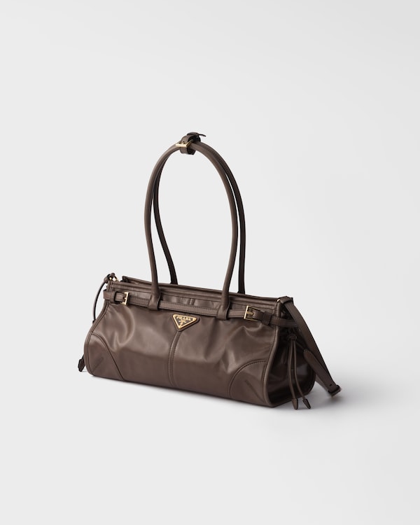 Prada Bonnie medium leather handbag - Clay Prada Bonnie medium leather handbag - Clay
