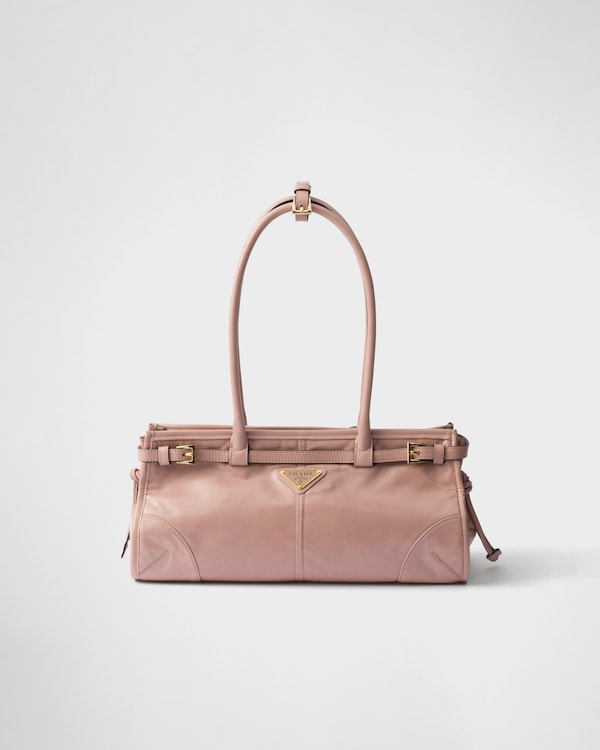 Prada Bonnie中号皮革手袋 - 铃兰色 Prada Bonnie中号皮革手袋 - 铃兰色