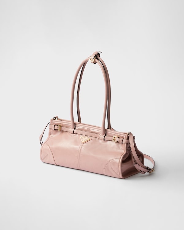 Prada Bonnie中号皮革手袋 - 铃兰色 Prada Bonnie中号皮革手袋 - 铃兰色