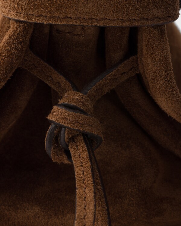 Prada Bonnie suede mini handbag - Cocoa Brown Prada Bonnie suede mini handbag - Cocoa Brown