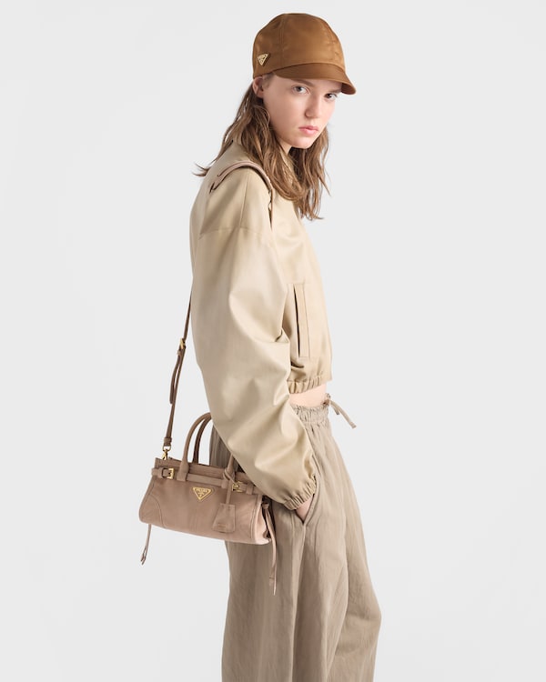 Prada Bonnie绒面皮革迷你手袋 - 睡莲色 Prada Bonnie绒面皮革迷你手袋 - 睡莲色