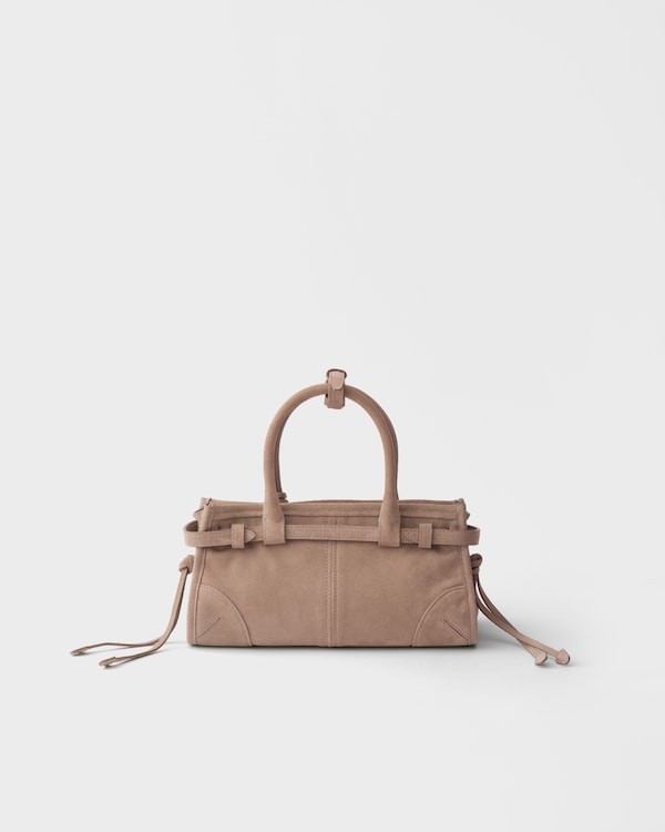 Prada Bonnie绒面皮革迷你手袋 - 睡莲色 Prada Bonnie绒面皮革迷你手袋 - 睡莲色