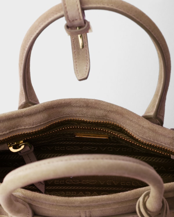 Prada Bonnie绒面皮革迷你手袋 - 睡莲色 Prada Bonnie绒面皮革迷你手袋 - 睡莲色