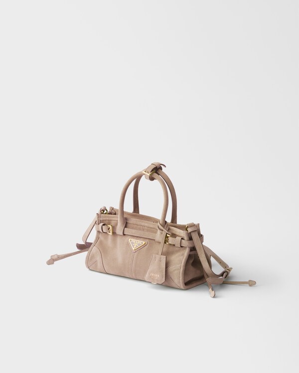 Prada Bonnie绒面皮革迷你手袋 - 睡莲色 Prada Bonnie绒面皮革迷你手袋 - 睡莲色