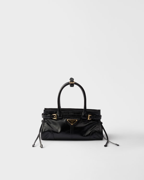 Prada Bonnie皮革迷你手袋 - 黑色 Prada Bonnie皮革迷你手袋 - 黑色