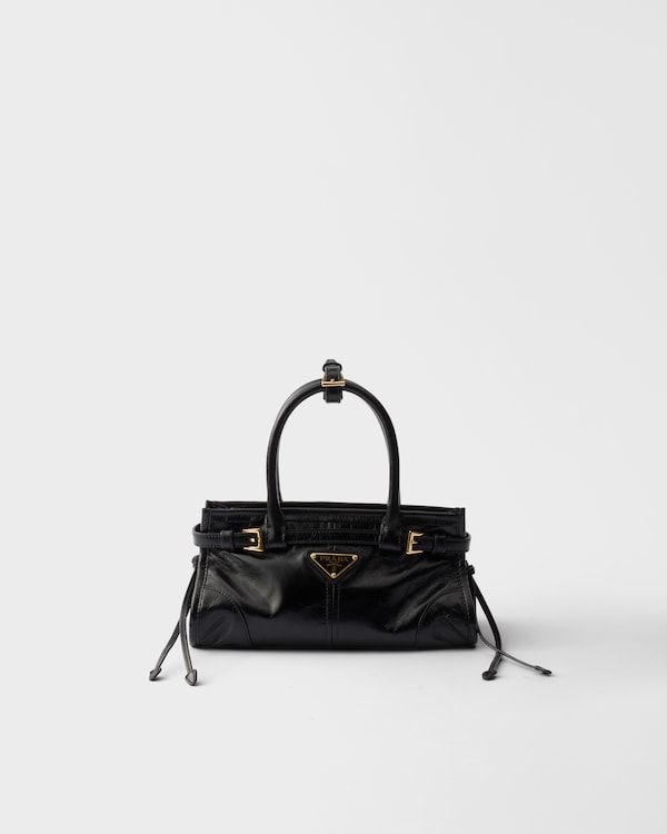 Prada Bonnie皮革迷你手袋 - 黑色 Prada Bonnie皮革迷你手袋 - 黑色