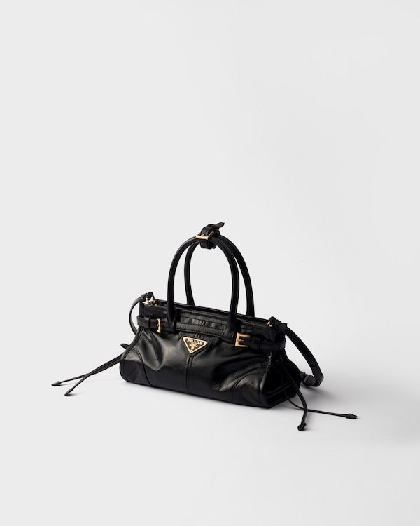 Prada Bonnie皮革迷你手袋 - 黑色 Prada Bonnie皮革迷你手袋 - 黑色