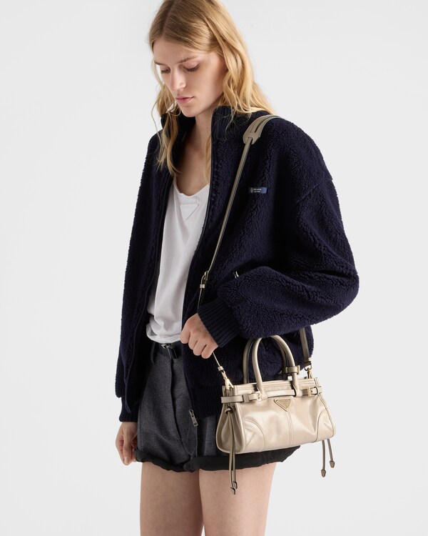 Prada Bonnie leather mini handbag - Travertine Prada Bonnie leather mini handbag - Travertine