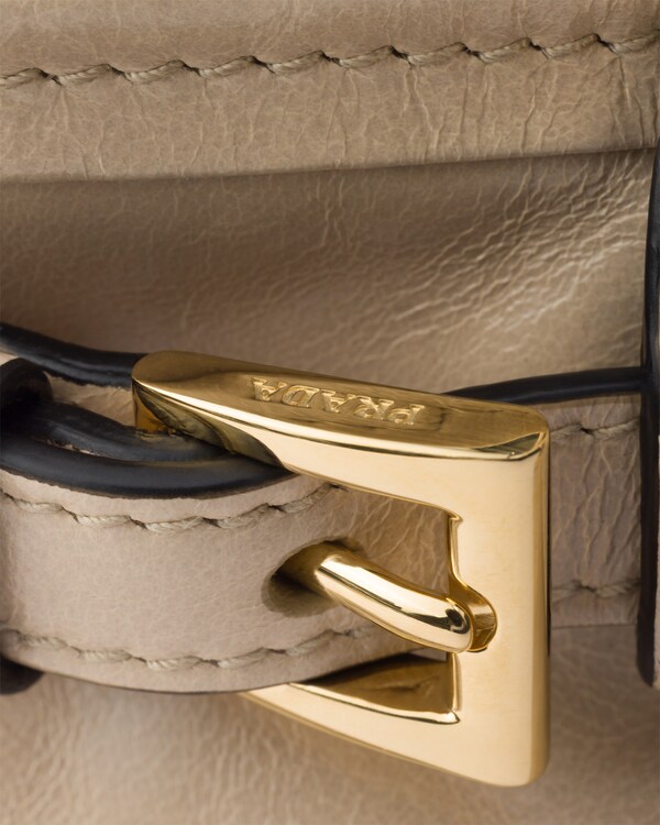 Prada Bonnie leather mini handbag - Travertine Prada Bonnie leather mini handbag - Travertine