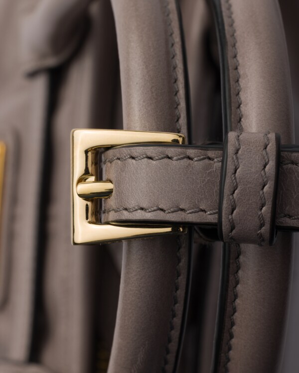 Prada Bonnie皮革迷你手袋 - 青灰色 Prada Bonnie皮革迷你手袋 - 青灰色