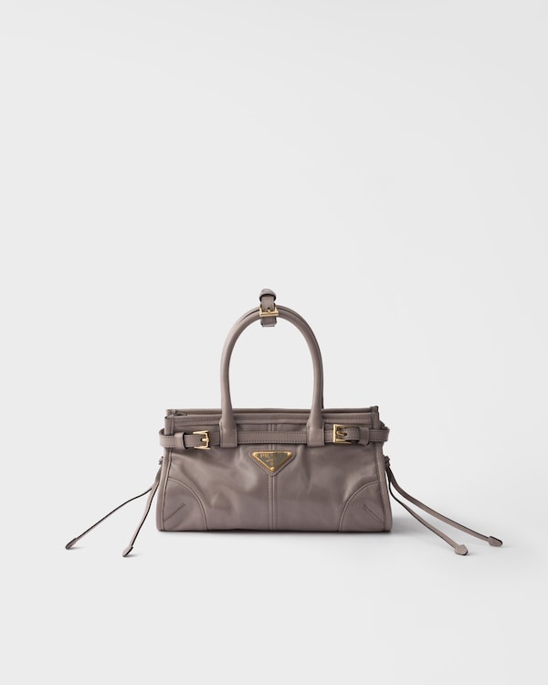 Prada Bonnie皮革迷你手袋 - 青灰色 Prada Bonnie皮革迷你手袋 - 青灰色