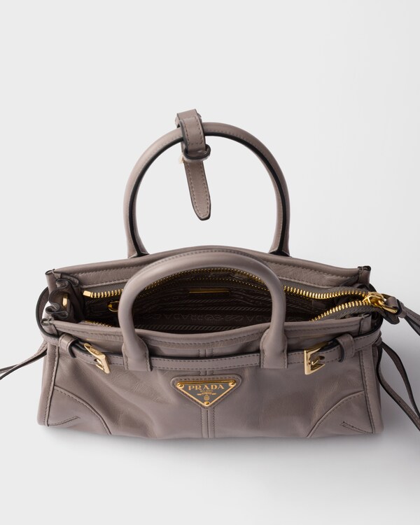Prada Bonnie皮革迷你手袋 - 青灰色 Prada Bonnie皮革迷你手袋 - 青灰色