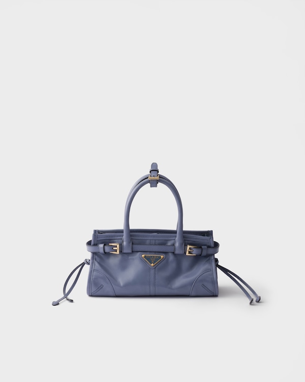 Prada Bonnie皮革迷你手袋 - 航空蓝 Prada Bonnie皮革迷你手袋 - 航空蓝