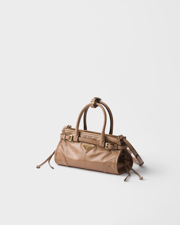 Prada Bonnie leather mini handbag - Cameo Prada Bonnie leather mini handbag - Cameo