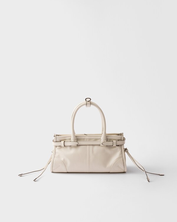 Prada Bonnie皮革迷你手袋 - 白色 Prada Bonnie皮革迷你手袋 - 白色