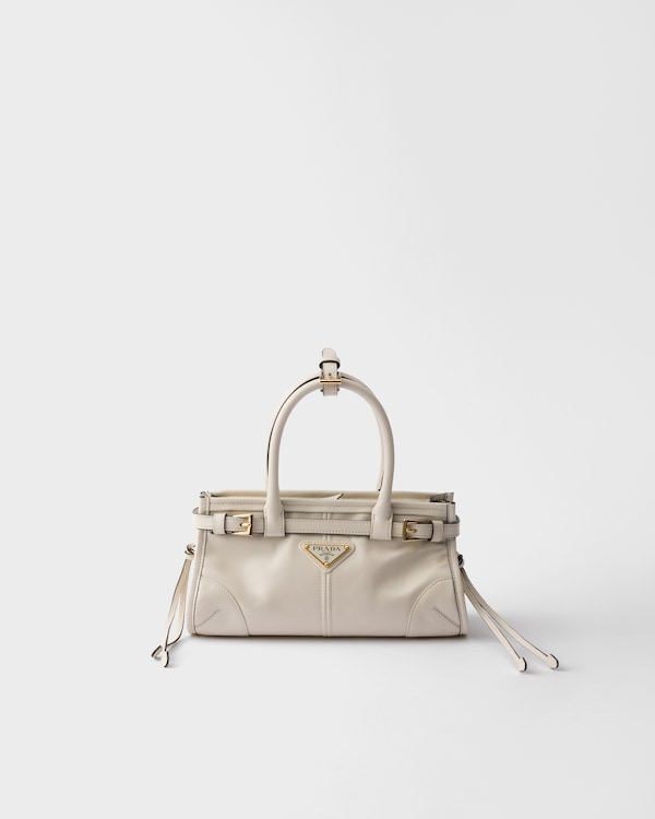Prada Bonnie皮革迷你手袋 - 白色 Prada Bonnie皮革迷你手袋 - 白色