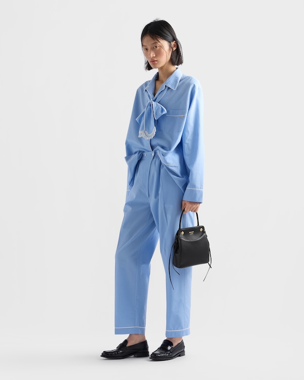 Prada Carry迷你皮革手袋 - 黑色 Prada Carry迷你皮革手袋 - 黑色