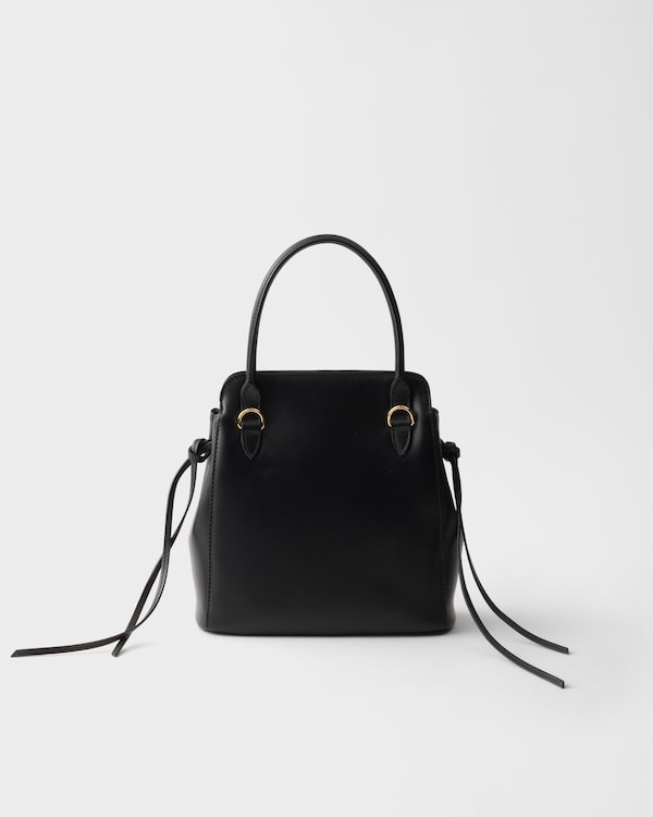 Prada Carry迷你皮革手袋 - 黑色 Prada Carry迷你皮革手袋 - 黑色