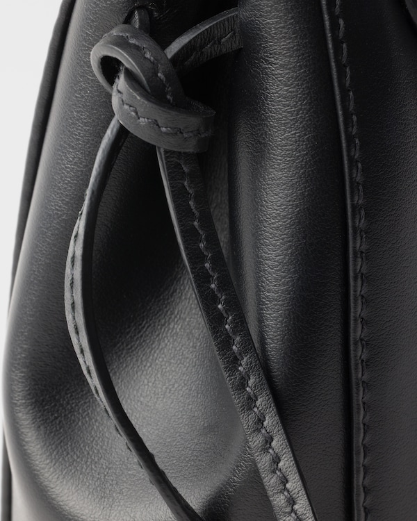Prada Carry迷你皮革手袋 - 黑色 Prada Carry迷你皮革手袋 - 黑色