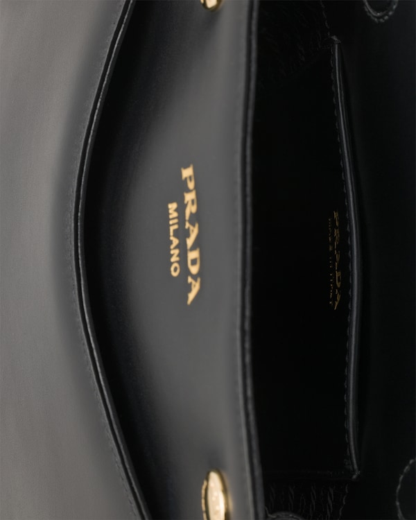 Prada Carry迷你皮革手袋 - 黑色 Prada Carry迷你皮革手袋 - 黑色