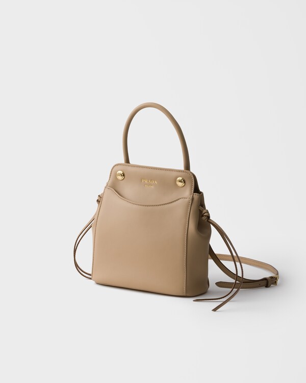 Prada Carry mini leather handbag - Sand Beige Prada Carry mini leather handbag - Sand Beige