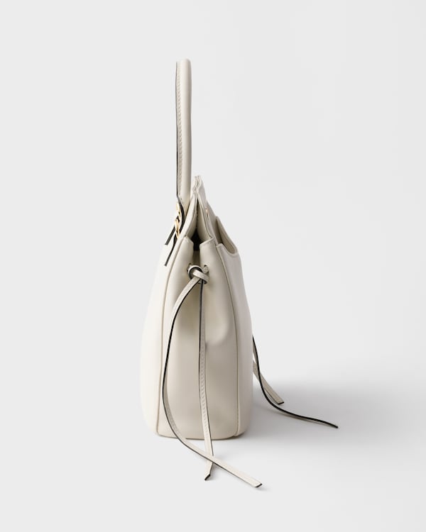 Prada Carry迷你皮革手袋 - 白色 Prada Carry迷你皮革手袋 - 白色