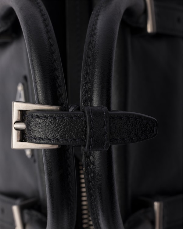 Prada Bonnie小号皮革手袋 - 黑色 Prada Bonnie小号皮革手袋 - 黑色